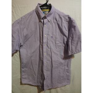 Wrangler George Strait Collection Mens Shirt Short Sleeve Button Up MED B23